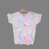 SPLASH LIFE IS PERFECT PRINTED T-SHIRT TOP FOR GIRLS