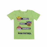 NEW LIGHT GREEN PAW PATROL PRINTED BRANDED HALF SLEEVES T-SHIRT FOR BOYS