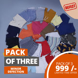 PACK OF 3 SUMMER SHORTS ( MINOR DEFECTED )