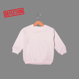 CREAM PLAIN BAGGY STYLE TERRY FABRIC SWEATSHIRT