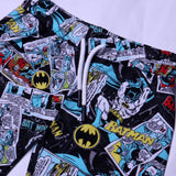 BATMAN PRINT WITH SHORTS COTTON JERSY FABRIC BABA SUIT