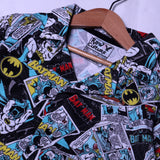 BATMAN PRINT WITH SHORTS COTTON JERSY FABRIC BABA SUIT