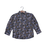 GREEN FIRST CLASS PRINT FULL SLEEVES SINGLE POCKET SHIRT