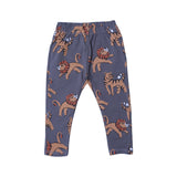 GREY LION & TIGER PRINT JERSY FABRIC PAJAMA TROUSER