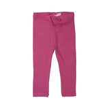 BLUSH PINK RIBBED FABRIC WITH KNOT PLAIN PAJAMA TROUSER