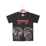 GREEN TRANSFORMERS PRINTED HALF SLEEVES T-SHIRT FOR BOYS