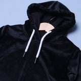 BLACK LINING VALOUR CORDUROY FABRIC HOODIE SUIT FOR WINTERS