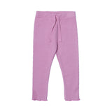 LIGHT PURPLE WITH KNOT THERMAL FABRIC PLAIN PAJAMA TROUSER