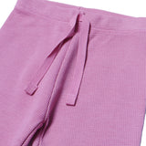 LIGHT PURPLE WITH KNOT THERMAL FABRIC PLAIN PAJAMA TROUSER