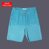 BLUE GREEN DOUBLE POCKETS SHORTS FOR BOYS