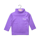 LIGHT PURPLE PANDA PRINT HIGH NECK FULL SLEEVES FOR WINTERS