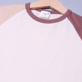 BROWN & CREAM SLEEVES HALF SLEEVES T-SHIRT