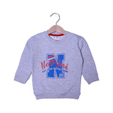 HAZEL GREY NEW YORK 28 PRINT FLEECE FABRIC SWEATSHIRT