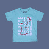 SEA GREEN "POPEYE" PRINT HALF SLEEVES T-SHIRT FOR BOYS