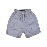 CREAM COTTON FABRIC SHORTS FOR BOYS