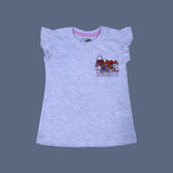 HAZEL GREY DREAM PRINT T-SHIRT TOP FOR GIRLS