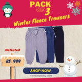 PACK OF 3 WINTER  JOGGER PANTS TROUSERS (DEFECTED)