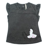 CHARCOAL GREY DUCK PRINTED T-SHIRT