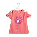 PINK FLOWER PRINTED T-SHIRT - Expo City