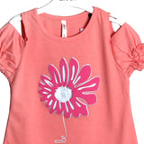 PINK FLOWER PRINTED T-SHIRT - Expo City