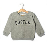 LIGHT GREY BOSTON PRINTED SWEATSHIRT