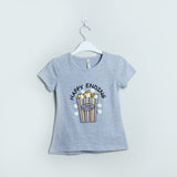 Light Grey Happy Ending Printed T-Shirt