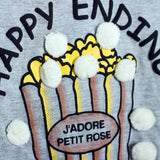 Light Grey Happy Ending Printed T-Shirt - Expo City