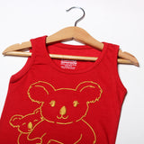 NEW RED CUTE ANIMAL & BABY PRINTED SANDOS FOR BOYS