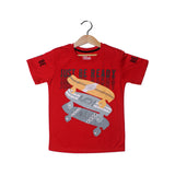 NEW RED JUST BE READY T-SHIRT FOR BOYS
