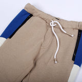 NEW LIGHT BROWN WITH 3 TONE COLOURS JOGGER PANTS TROUSER